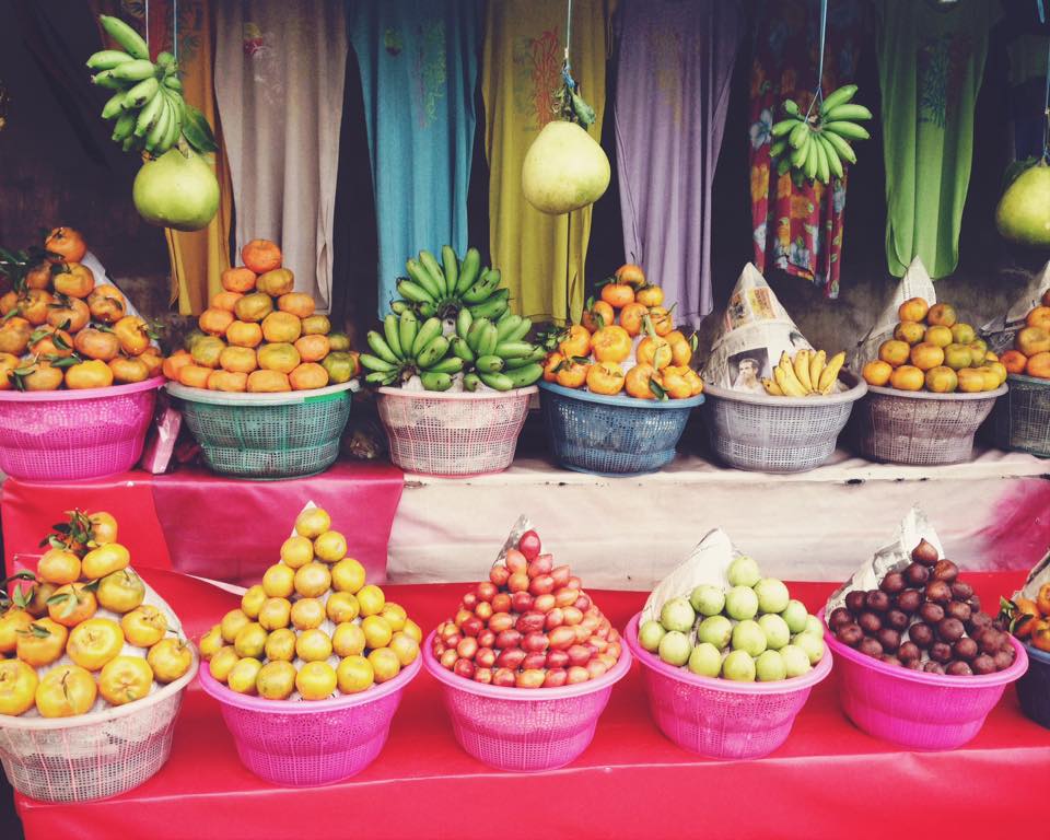 fruit stands in Canggu Kuta Beach, Indonesia |One month backpacking in Indonesia | Art Therapy with Kimberly