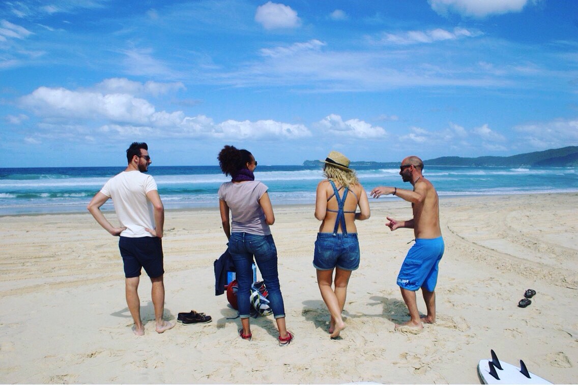 camping in Sandbar NSW