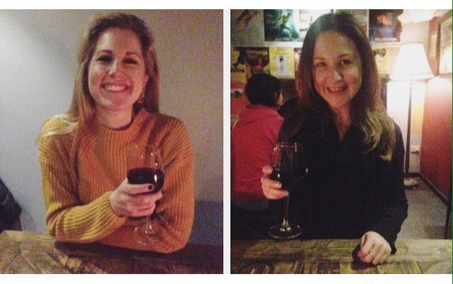 Kimberly Hetherington & Renee Douthat a night for cozy red wine  | Kimberly Hetherington | Art Therapy with Kimberly