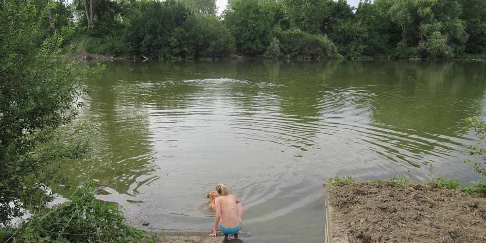 Swimming in the river Seine!