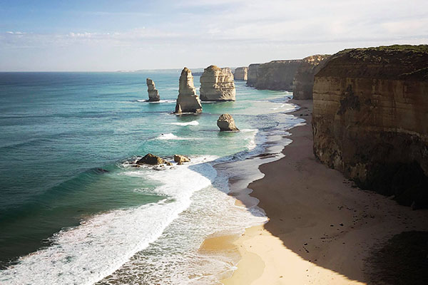 the 12 apostles in Melbourne, Australia | Life After Elizabeth