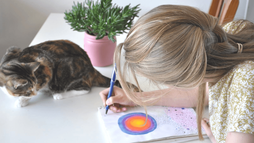 Online event: Art Therapy for Well-Being | Art Therapy with Kimberly