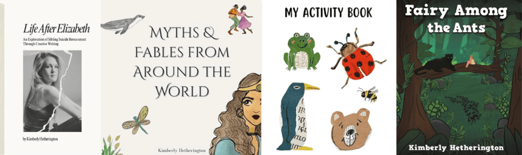 my books- kimberly hetherington -amazon profile.